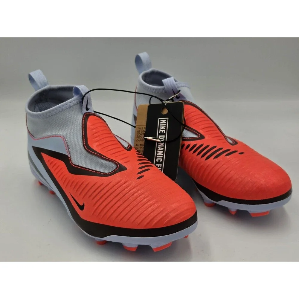 Nike Phantom 6 High Academy MG Laceless Soccer Cleats Size 2Y Youth HQ2042-400